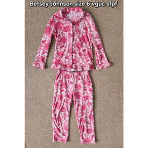 Betsey Johnson Girl Floral Pajama Set